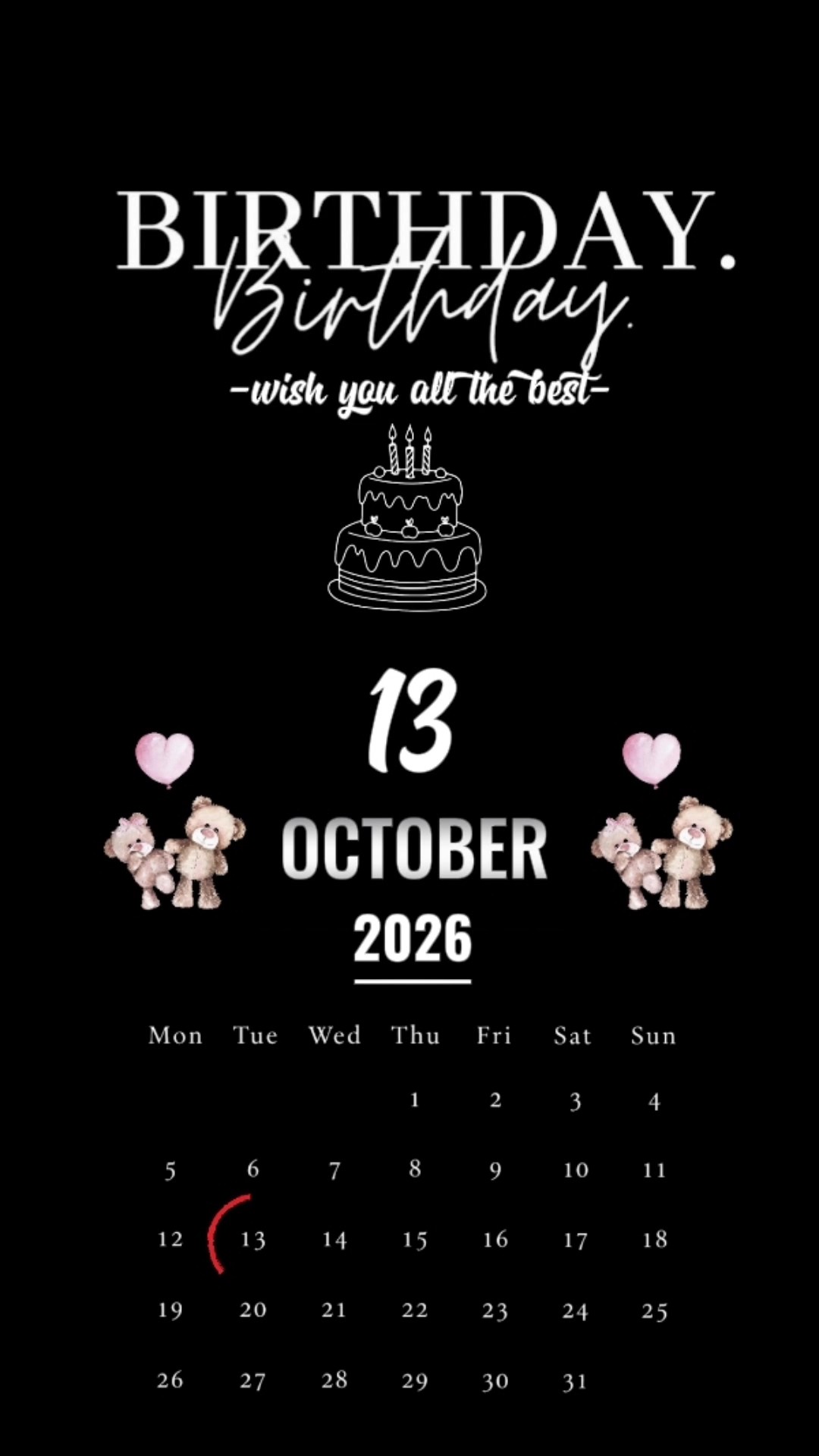 HBD 13 octobre