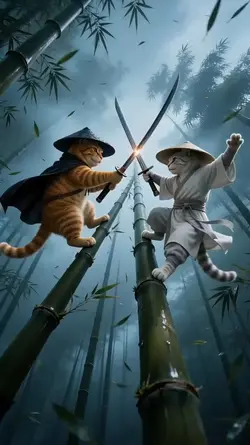 Samurai Cat