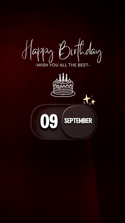 HBD 09 September 