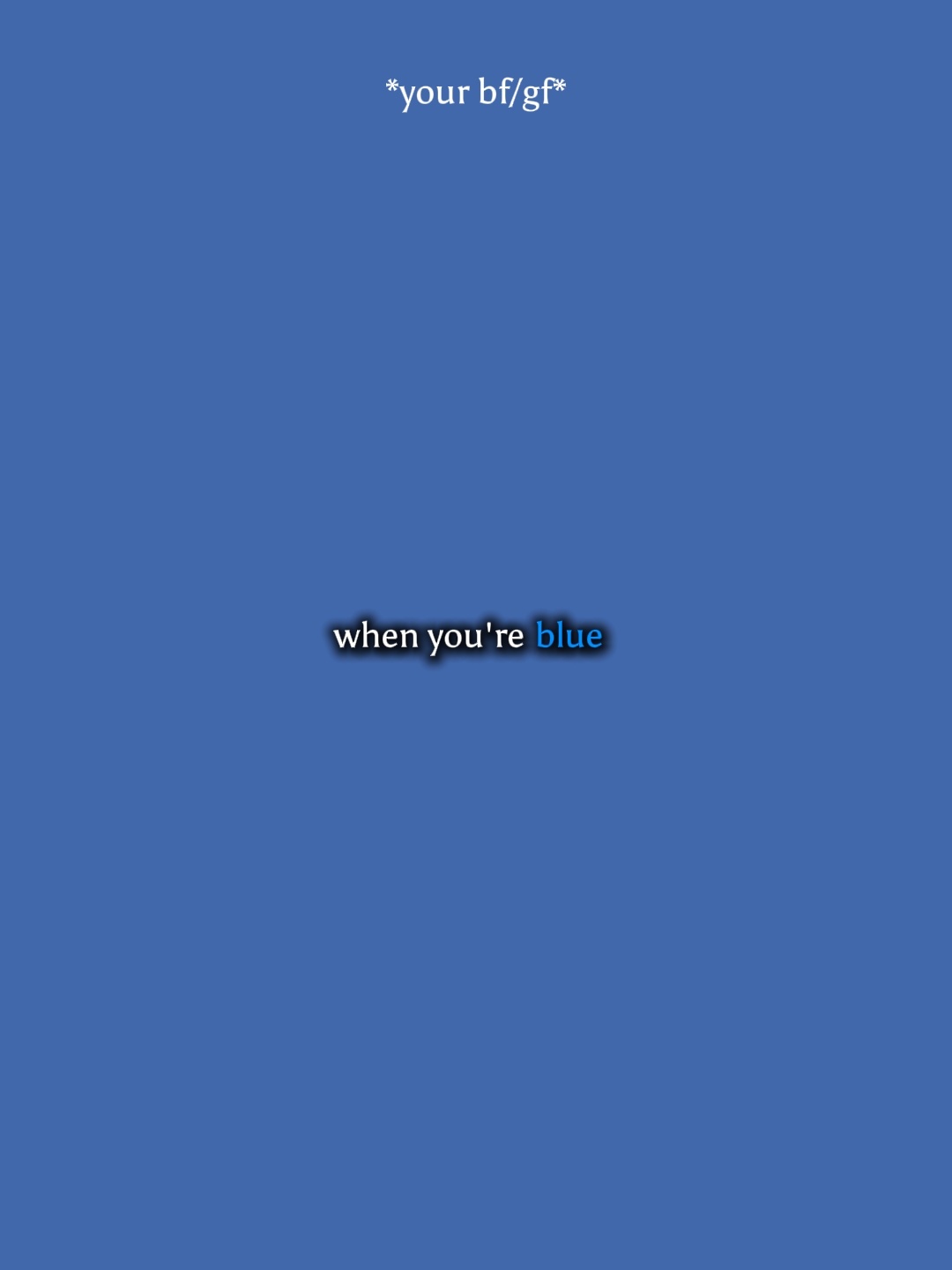 당신이 파랗게 질릴 때