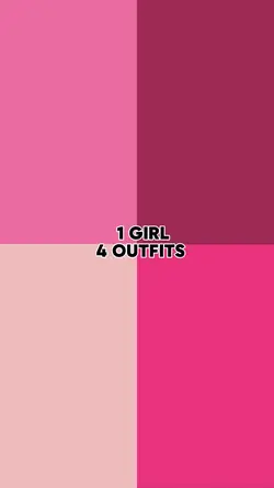 1 girl 4 outfits