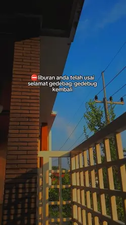 Liburan telah usai 