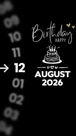 BDAY SON 12 AUGUST 