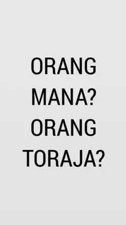 ORANG TORAJA