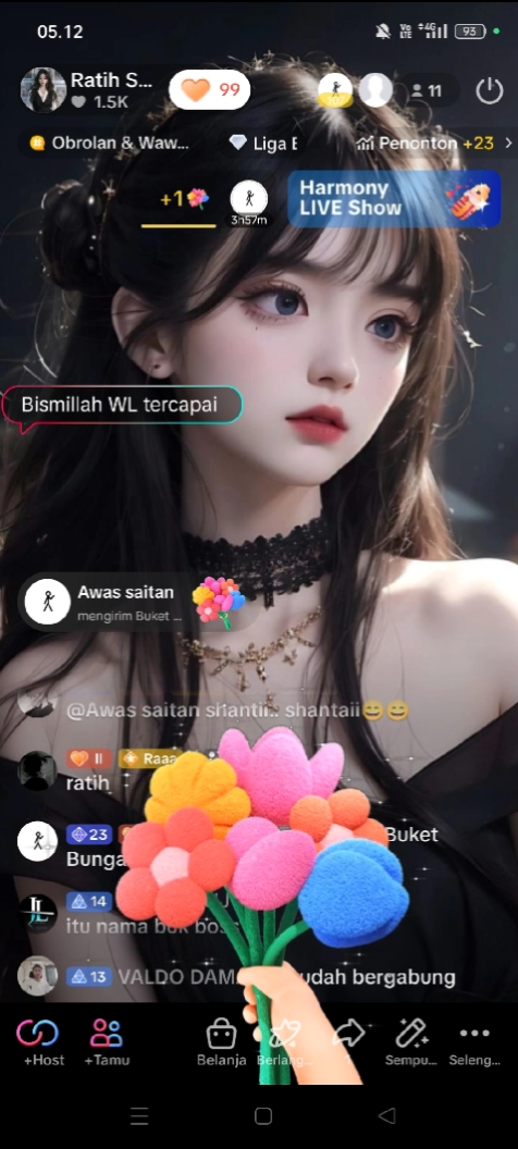 Template gift tiktok