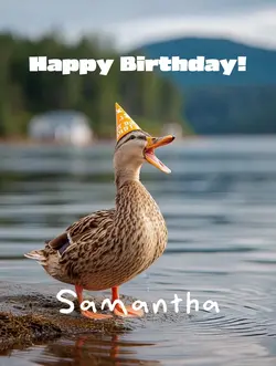 Birthday Duck 