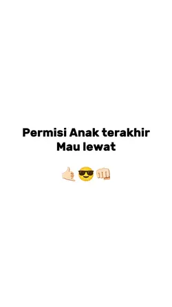 Permisi anak trkhir