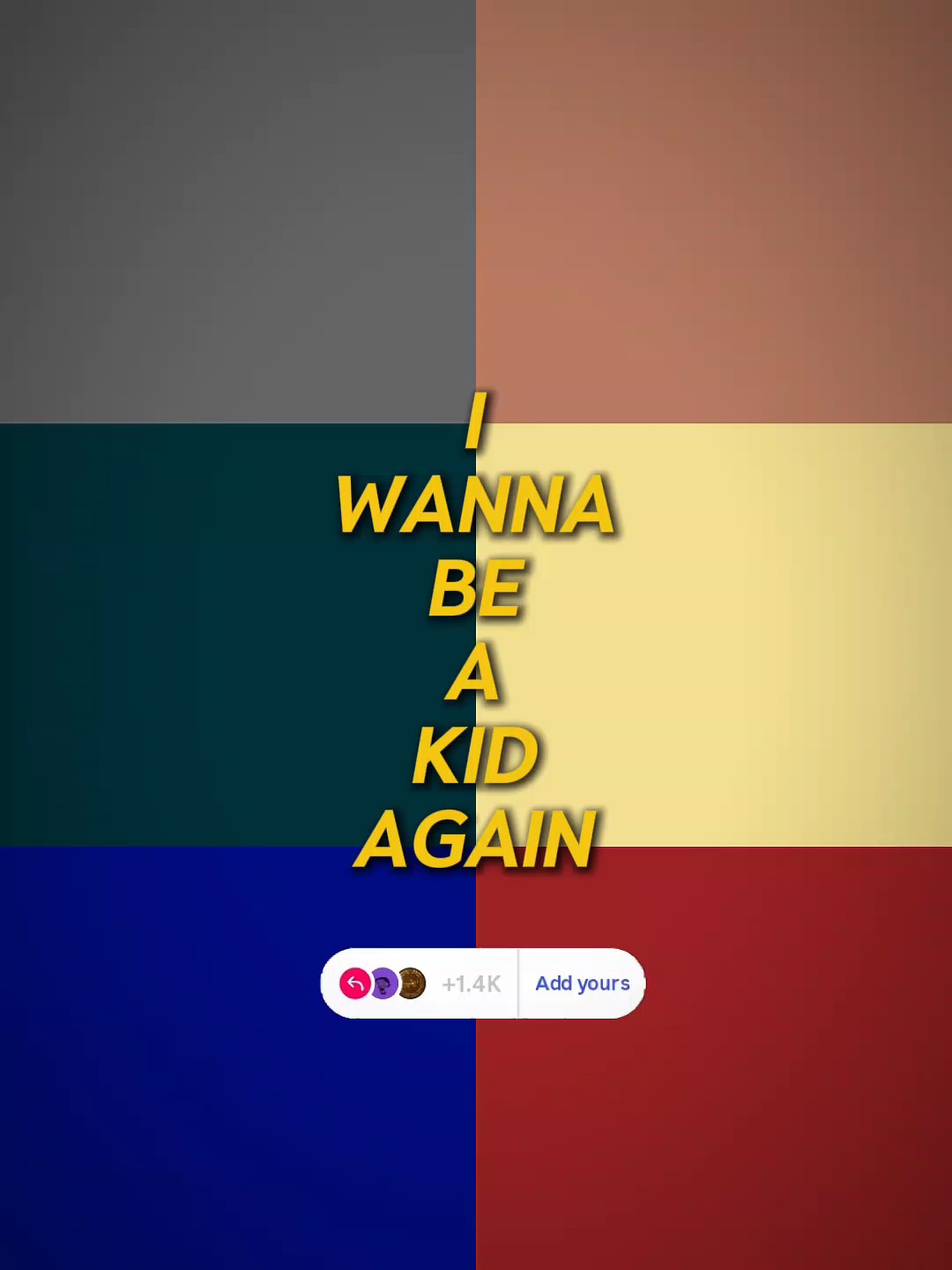 Ingin menjadi anak kecil lagi