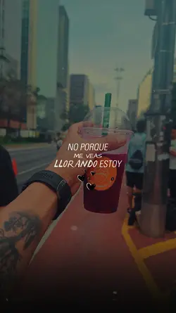 No pq me veas lloran