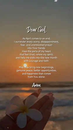 Goodbye April Prayer