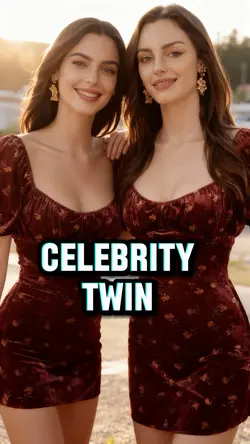 Celebrity twin
