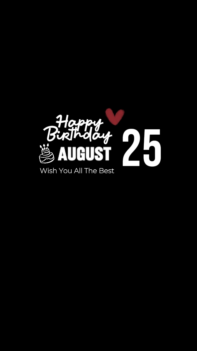 Anniversaire 25 août