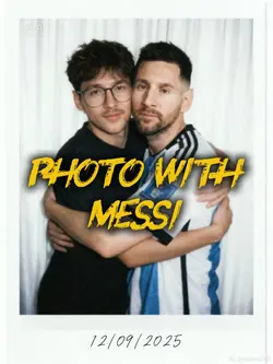 photo with Messi 