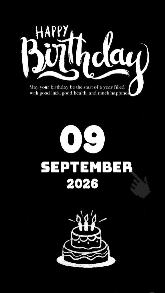 ANNIVERSAIRE 9 SEPTEMBRE 