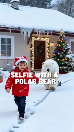 Selfie with a polar 