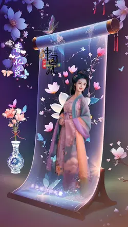 青花瓷｜替换一张照片即可