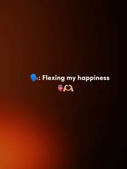 flexing my happiness