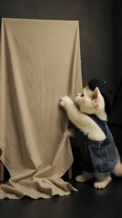 Cat Revealed Paintin