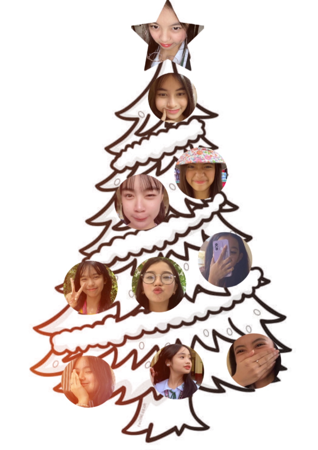 Árvore de natal tendência