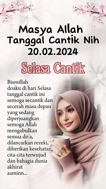 Selasa tanggal cantk