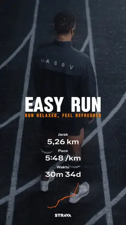 Easy Run + Strava