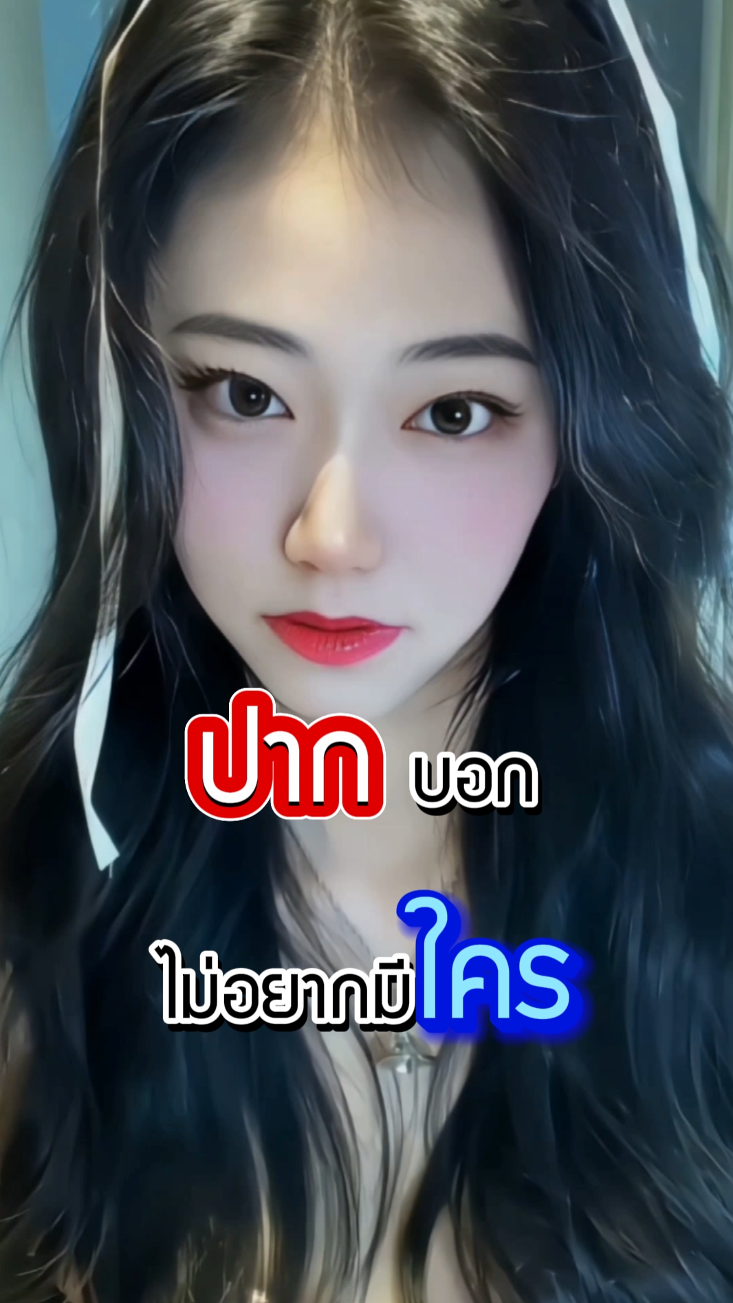 ปากบอกไม่อยากมีใคร