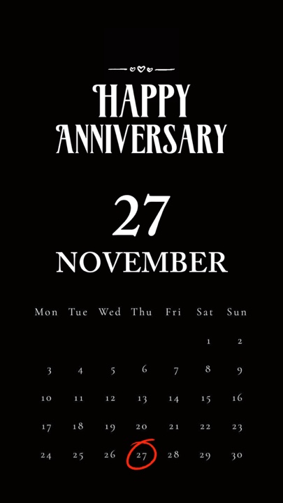 ANNIV 27 DE NOVIEMBRE 