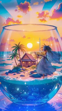 夕日に浮かぶ思い出