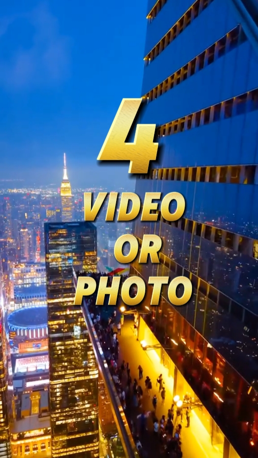 4 vidéo ou photo