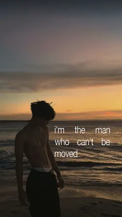 the man cant be move