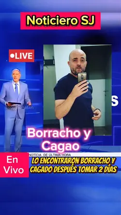 Borracho y cagao 