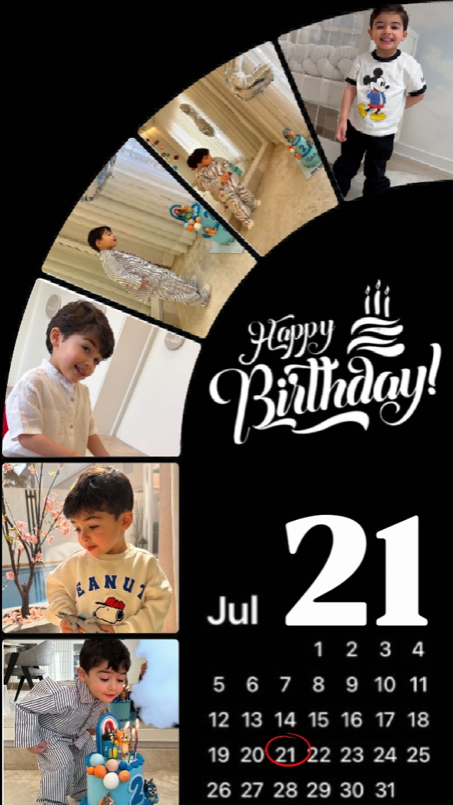 Bj meu filho 21 de julho