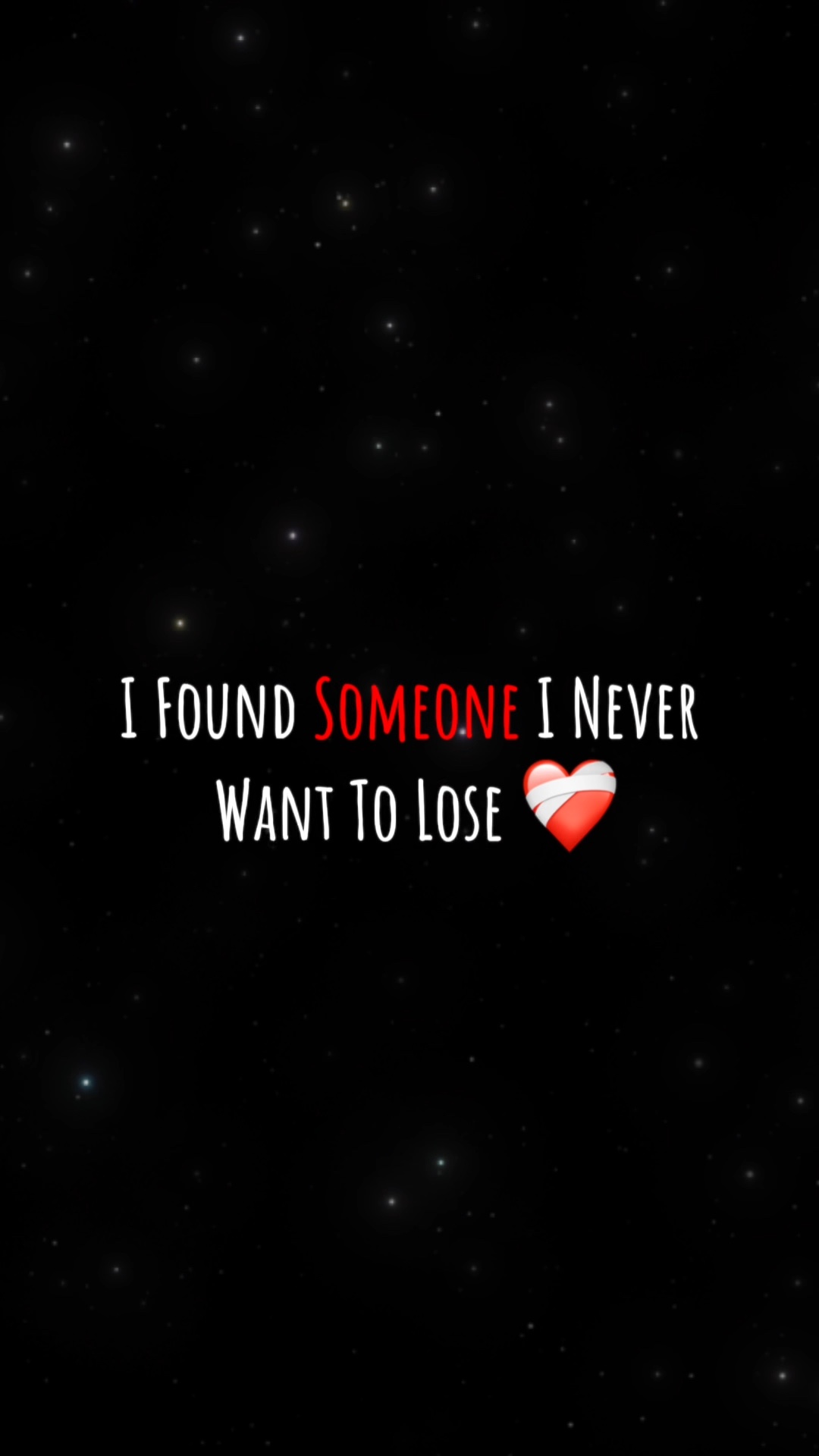 Never want to lose 