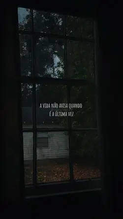 A última vez.



