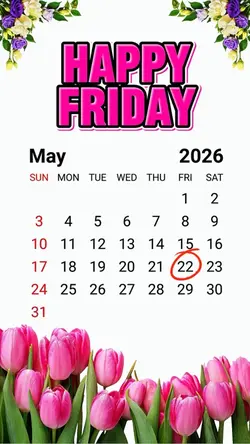 Friday 22 May 2026