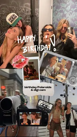 birthday Polaroids