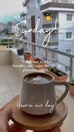 Hello Sunday ❤️