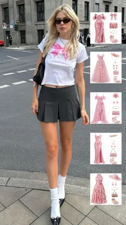Dress Outfit Pink