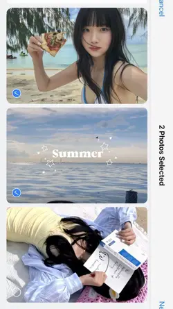 ストーリー用コラージュ加工