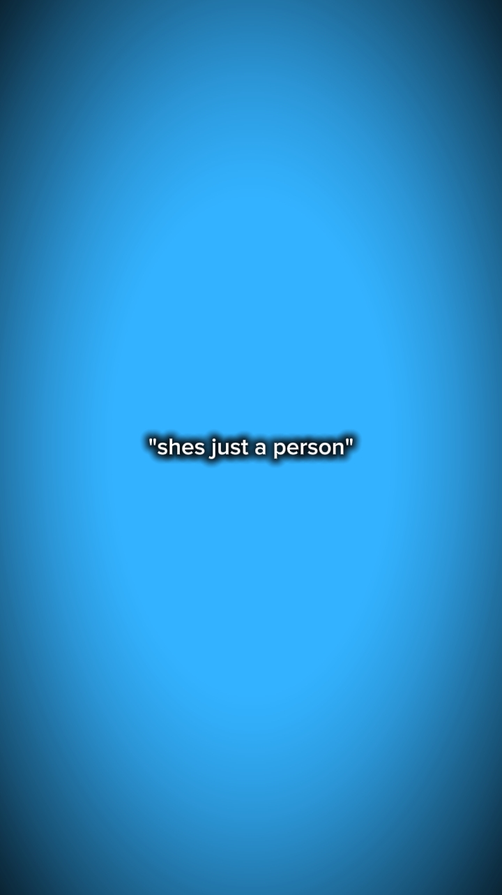Ella es solo una persona 