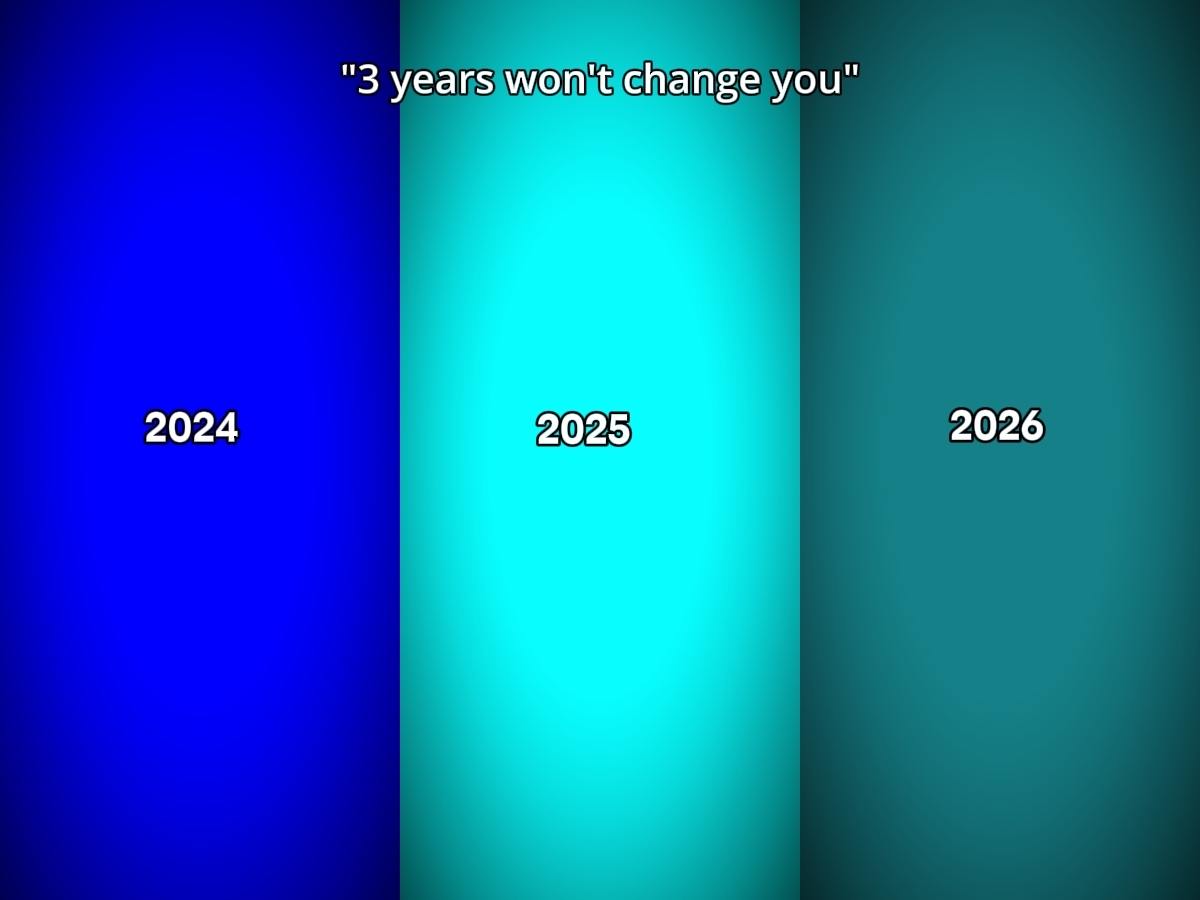 3 años 