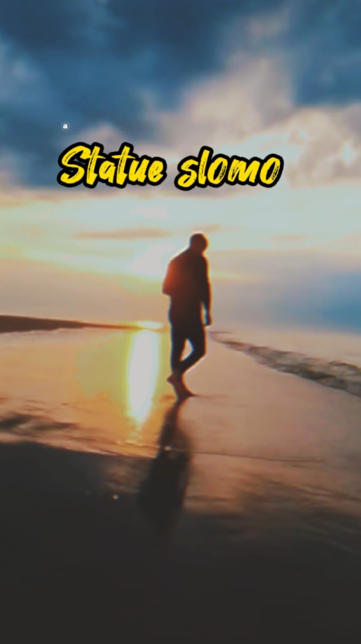 Estatua en cámara lenta