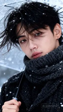 Protrait หิมะฤดูหนาวb