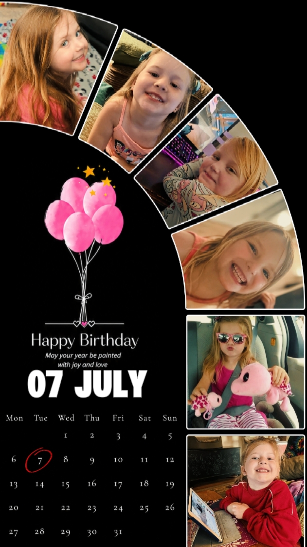 HBD FILHA 7 DE JULHO