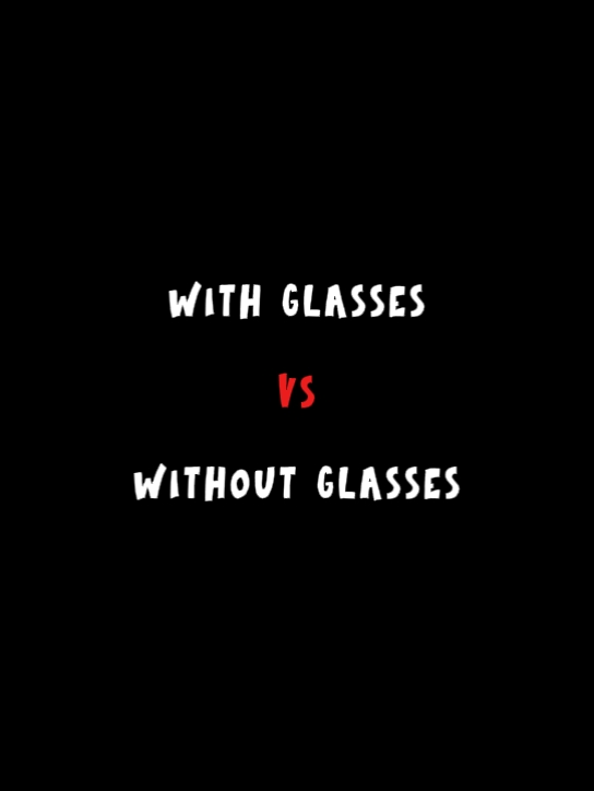 mit / ohne Brille