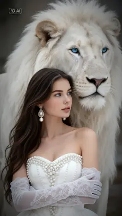 LION VS WOMAN AI 