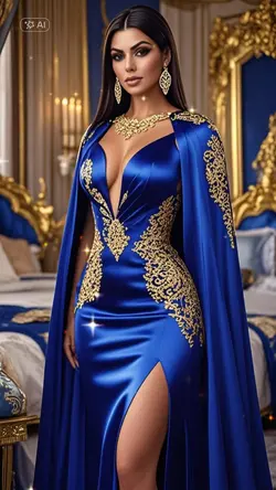 Blue dress