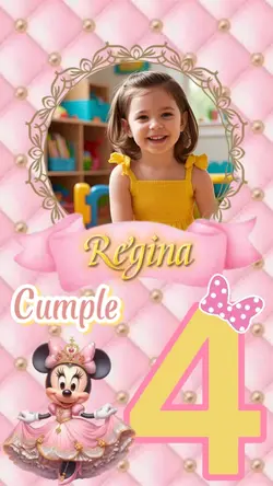 invitación minnie