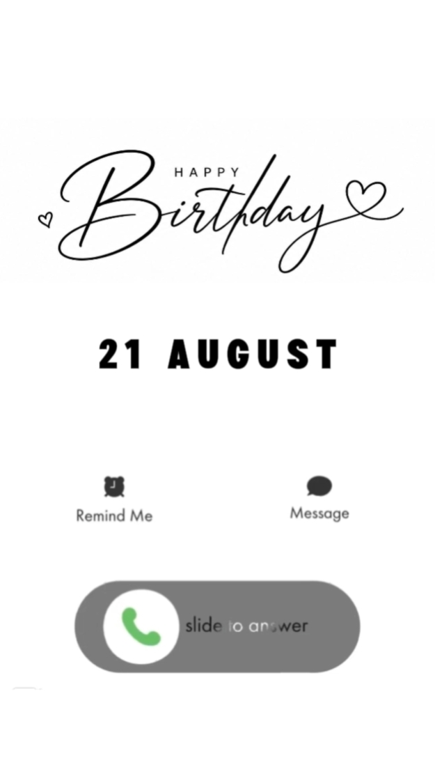 21 August Birthday 