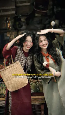 Chụp áo dài cùng cốt